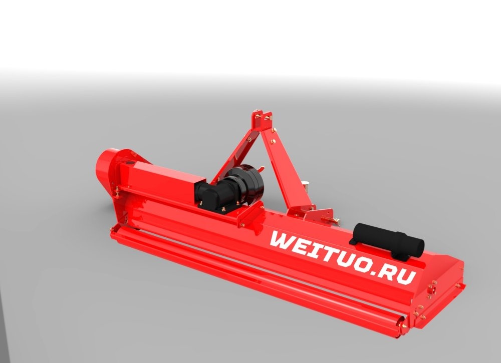 Мульчер (косилка-измельчитель) EF155 с подшипником ротора SKF, Y-образным лезвием, покраска GB