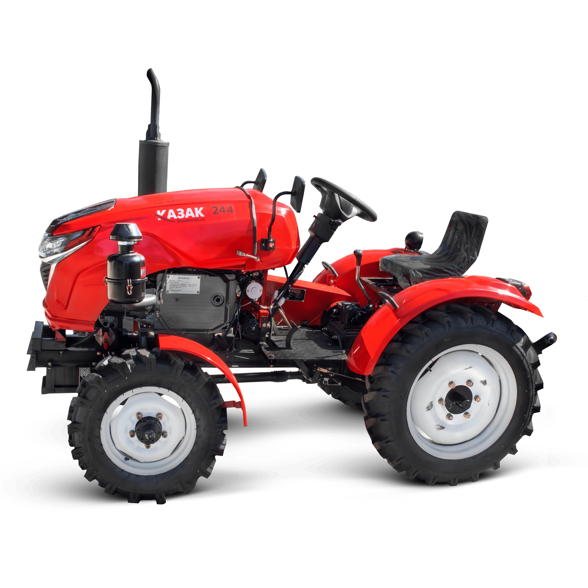 Минитрактор Казак 244 ВОМ 4х4